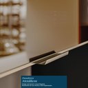 Ver imagem 5 de Armário Aéreo Proença 120cm Basculante 1 Porta Mdf e 1 Porta Vidro Reflecta Nogueira Touch/nude