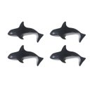 Ver imagem 1 de Kit C/4 Peça de parede Baleia Orca em resina