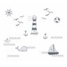 Adesivo de Parede Infantil Navegação - Marinheiro - P - 2