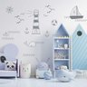 Adesivo de Parede Infantil Navegação - Marinheiro - P - 1