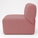 Ver imagem 2 de Poltrona Decorativa Zoe Orgânica para Sala Recepção Hall Moderna Minimalista Bouclé Premium Luxo
