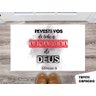 Tapete Capacho Personalizado Revestivos Toda a Armadura de Deus - 1