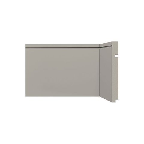 Rodape Poliestireno 518 Cinza Glacial 15cm Santa Luzia:cinza Glacial