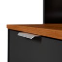 Ver imagem 3 de Armário para Cozinha Arizona com Adega:preto/freijó