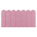 Ver imagem 1 de Painel Cabeceira Cama Box Casal Lana 140cm Suede Rosa - Abmaza