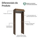 Ver imagem 3 de Porta-geladeira 83 Cm 1 Porta Basculante Rustic Glamy Madesa