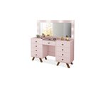 Ver imagem 2 de Penteadeira Camarim 9 Gavetas Retro Mila C/led -espelho- Gaveta Maquiagem -rose