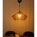 Ver imagem 5 de Lustre Luminária Pendente de Madeira Mdf Mod. China