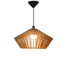 Ver imagem 2 de Lustre Luminária Pendente de Madeira Mdf Mod. China