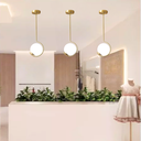 Ver imagem 7 de Luminária Jabuticaba 60cm Metal Dourada Globo Vidro Pendente Lustre Teto Kjdd-e-067-gold