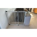 Ver imagem 5 de Portão Segurança Criança Pet Regulável de 58 a 100cm Branco