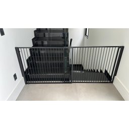 Portão Segurança Criança Pet Regulável de 58 a 100cm Branco - 6
