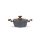 Ver imagem 6 de Jogo de Panelas Brinox Antiaderente Ceramic Life 6 Peças Marble Wood com Indução Cinza Escuro