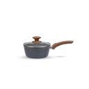 Ver imagem 5 de Jogo de Panelas Brinox Antiaderente Ceramic Life 6 Peças Marble Wood com Indução Cinza Escuro