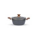 Ver imagem 7 de Jogo de Panelas Brinox Antiaderente Ceramic Life 6 Peças Marble Wood com Indução Cinza Escuro