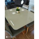 Ver imagem 5 de ADESIVO VINIL PVC BEGE BRILHO MESA VIDRO MOVEIS 2Mts POR 1,22mts
