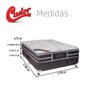 Cama Box com Colchão Casal Super Luxo Látex Slx One Face 138x188x70cm - Castor - 4