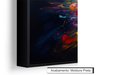 Ver imagem 4 de Quadro Decorativo Abstrato Canvas Moldura Flutuante Borboleta Cores Gg