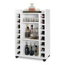Ver imagem 2 de Aparador Bar com Adega 16 Nichos Belgica Branco