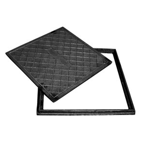 Tampa Caixa Gordura Inspeção Esgoto 40X40Cm Ferro Simples