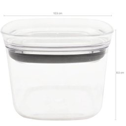 Kit Potes Herméticos 0,45L 1L e 1,5L Com Tampa Para Alimentos Natural - 3
