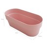 Jardinheira Para Plantas Hortinha Cultivar Temperos Flores Rosa Quartzo - 4