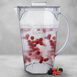 Jarra De Suco Com Tampa 1,8 Litros Jarra De Acrílico Água Natural - 2