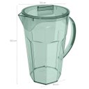 Ver imagem 3 de Jarra De Suco Com Tampa 1,8 Litros Jarra De Acrílico Água Verde Menta