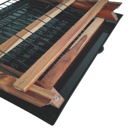 Escorredor De Louça Dobrável Escorredor De Pratos Preto Teca - 5