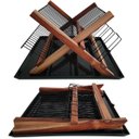 Ver imagem 4 de Escorredor De Louça Dobrável Escorredor De Pratos Preto Teca