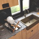 Ver imagem 2 de Escorredor De Louça Dobrável Escorredor De Pratos Preto Teca