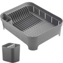 Ver imagem 1 de Kit Escorredor De Louça Prato Talheres Utensílios De Cozinha Chumbo