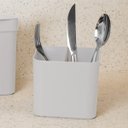 Ver imagem 5 de Kit Escorredor De Louça Prato Talheres Utensílios De Cozinha Branco