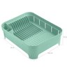 Utensílios De Cozinha Escorredores Louça Lixeira Porta Detergente Ou Verde Menta - 3