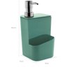 Utensílios De Cozinha Escorredores Louça Lixeira Porta Detergente Ou Verde Menta - 8