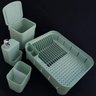 Utensílios De Cozinha Escorredores Louça Lixeira Porta Detergente Ou Verde Menta - 4