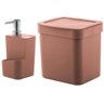 Utensílios De Cozinha Lixeira Trium 2,5L Porta Detergente Ou Terracota - 1