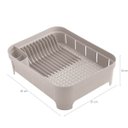 Ver imagem 4 de Kit Pia Cozinha Escorredor Pratos Lixeira 2,5L Porta Detergente Bege