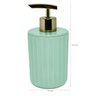Conjunto De Acessórios Banheiro Lavabo 3 Peças Groove Ou Verde Menta Fechado - 4