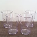 Ver imagem 4 de Jogo De Copos Conjunto 4 Unidades Copo Para Suco 400ml Acrílico Natural