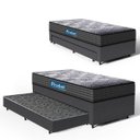 Ver imagem 1 de Cama Box com Colchão de Espuma D60 Double Face Guarda Costas Comfort Force Probel + Auxiliar