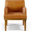 Ver imagem 6 de Kit 04 Poltronas Decorativas Sala de Estar Base Mel Beatriz W01 Couríssimo Whisky - Lyam Decor