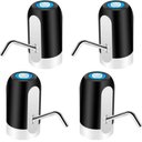 Ver imagem 1 de Kit 4 Bomba Dispenser Recarregável Usb Bebedouro Galão Preto