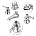 Ver imagem 2 de Torneira Misturador Lavatório Banheiro Bica Baixa 1/4 Volta