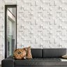 Papel de Parede Bloquinho Efeito 3D Sala Quarto rolo 3 mts - 3