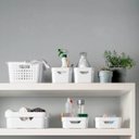Ver imagem 2 de Caixa Organizadora 4,8 Litros Cesto Organizador Brinquedos E Closet Branco