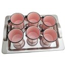 Ver imagem 4 de Jogo 6 Xícaras Café Caneca Esmaltada 400ml Caneca de Agata Rosa