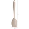 Conjunto Jogo de Talheres Silicone Colher Espátula Concha Fouet Bege - 5
