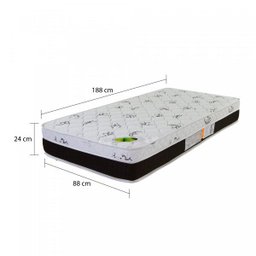 Colchão Solteiro Luckspuma 24x88x188cm D50 - 2