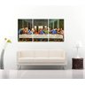 Quadro Santa Ceia Impressão em Canvas Fine Art Cod 7046 - 5